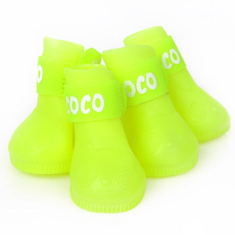 4PCs Waterproof Dog Rain Shoes - Hoopet™ Dog Summer Shoes