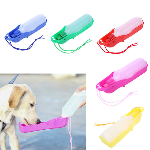 Dog Water Dispenser Bottle - 250ml Foldable Hand Held Bottles