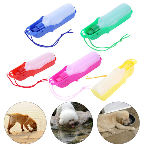 Dog Water Dispenser Bottle - 250ml Foldable Hand Held Bottles