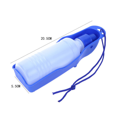 Dog Water Dispenser Bottle - 250ml Foldable Hand Held Bottles