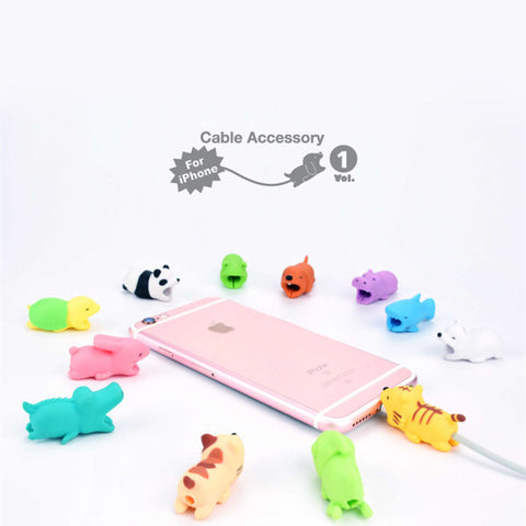 Charging Cable Chomper™ - Cute Animal USB Cable Connectors