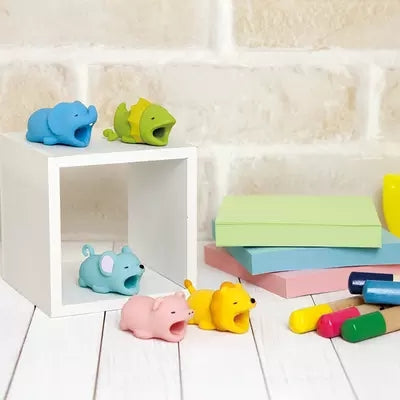 Charging Cable Chomper™ - Cute Animal USB Cable Connectors