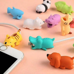 Charging Cable Chomper™ - Cute Animal USB Cable Connectors